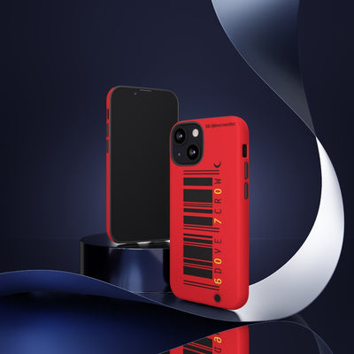 D&C "Barcode" Tough Cases (Red)