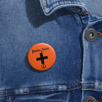 "Positive Outlook" Custom Pin Buttons